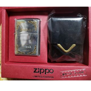 ジッポー(ZIPPO)のZIPPO☆LIMITED EDITION/皮ケース付き限定品/新品未使用(タバコグッズ)