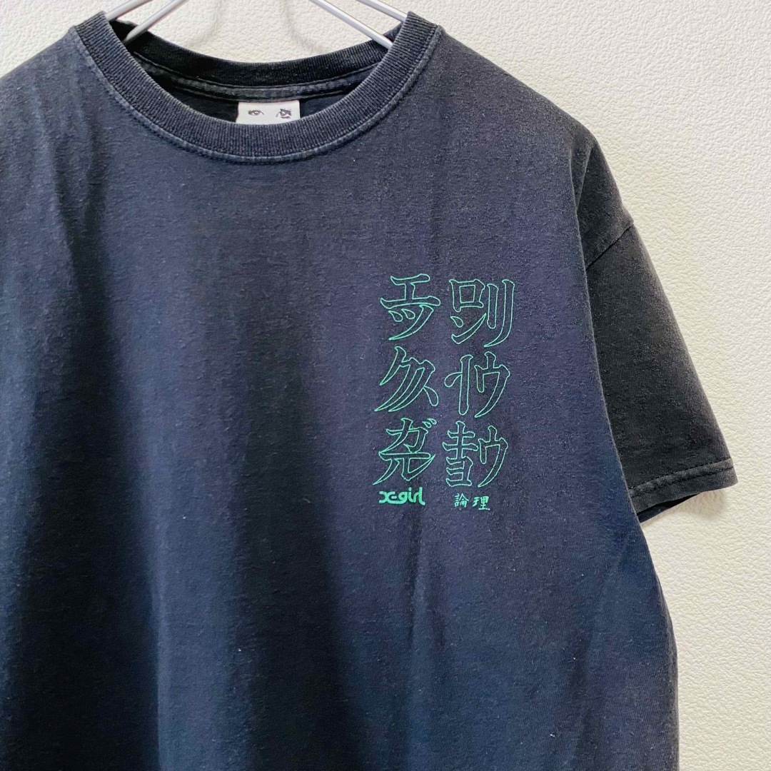 X-girl(エックスガール)の一点物　X-GIRL X LONELY FACE S/S TEE メンズのトップス(Tシャツ/カットソー(半袖/袖なし))の商品写真