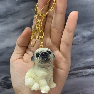 犬 いぬ パグ キーホルダー チャーム バックチャーム 犬雑貨 犬小物 の ...