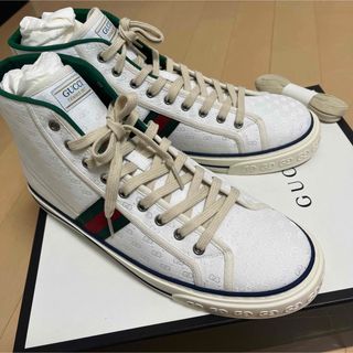 Gucci - 新品 グッチ テニス 1977 ハイトップ ハイカット スニーカー ...