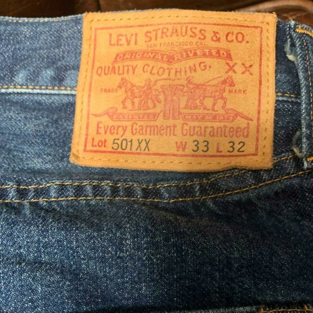 LEVI'S 501XX 1947 W33 L32 赤耳　ビッグE