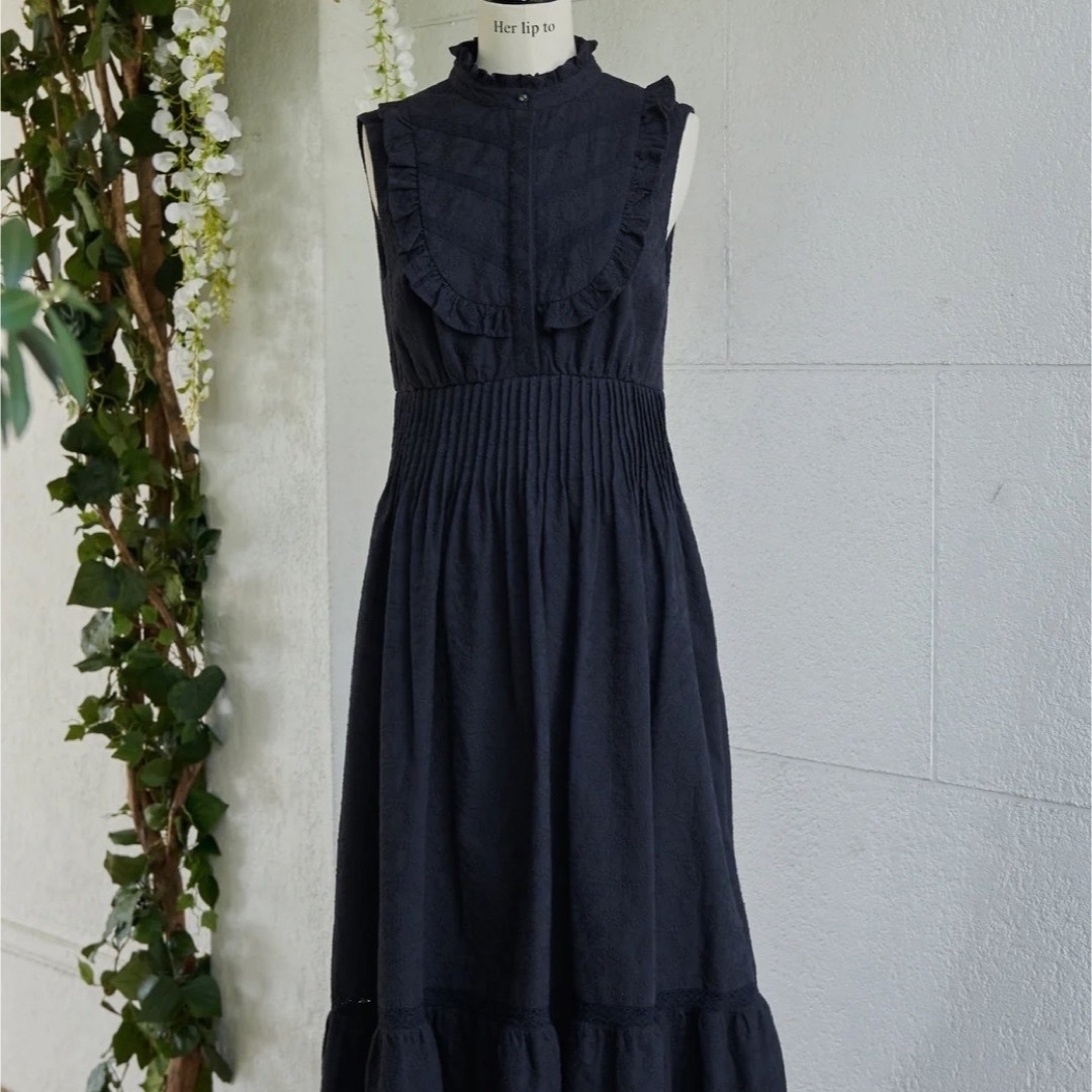 【Herlipto】Paisley Cotton Lace Long Dress