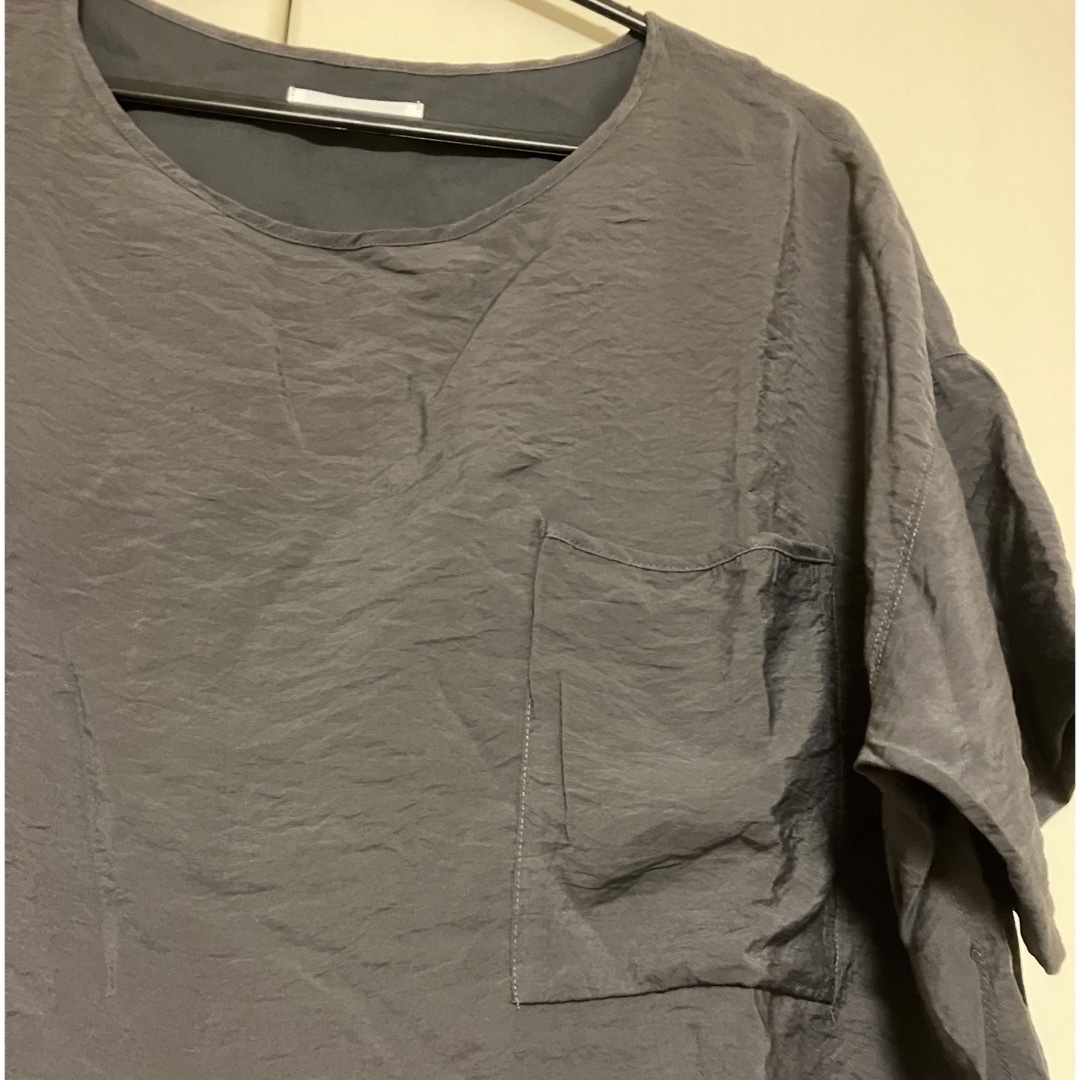 niko and...(ニコアンド)のニコアンド  シアー布帛BIGポケットプルオーバー レディースのトップス(Tシャツ(半袖/袖なし))の商品写真