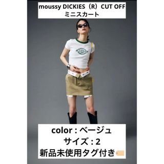 moussyDICKIES（R）CUT OFF ミニスカートマウジーディッキーズ