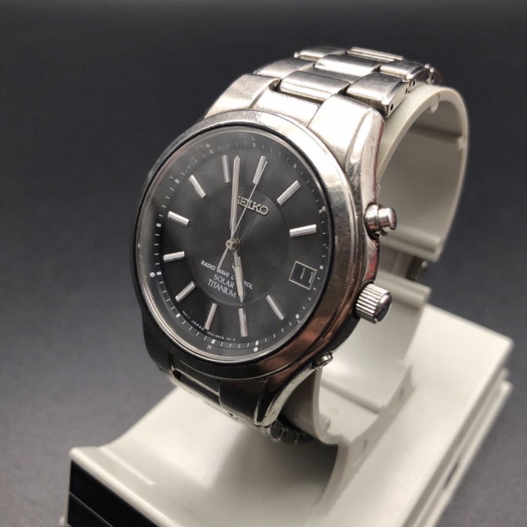 SEIKO SPIRIT 電波 ソーラー 7B42-0AH0 チタン - 通販 - gofukuyasan.com