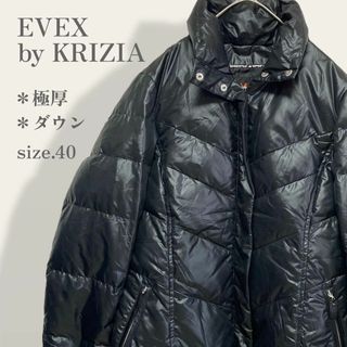 エヴェックスバイクリツィア(EVEX by KRIZIA)の【即売れ】　エヴェックスバイクリツィア　希少　極厚ダウンジャケット　ユニセックス(ダウンジャケット)