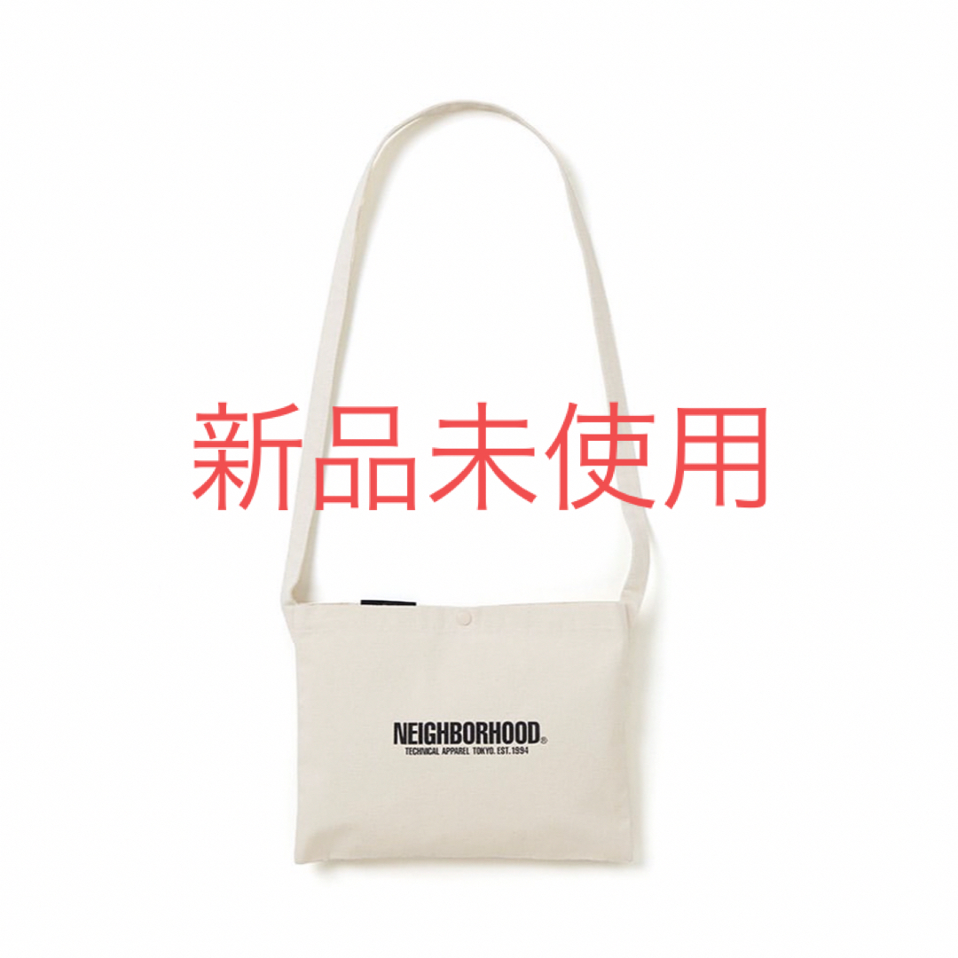 限定 クーポン10% NEIGHBORHOOD ネイバーフッド LOGO PRINT SACOCHE