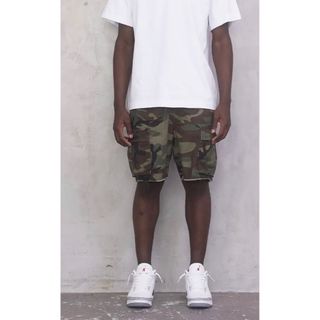 リックオウエンス(Rick Owens)のMlvince CAMO CARGO SHORTS(ショートパンツ)