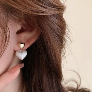 新品　ピアス　レディース　ハートピアス アクセサリー　おしゃれ　大人可愛い(ピアス)