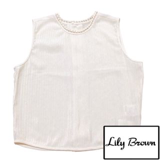 リリーブラウン(Lily Brown)の【新品未使用】Lily Brown ブラウス(シャツ/ブラウス(半袖/袖なし))