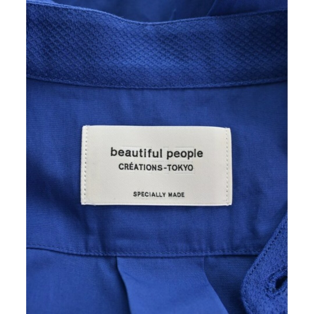 beautiful people カジュアルシャツ 140(S位) 青
