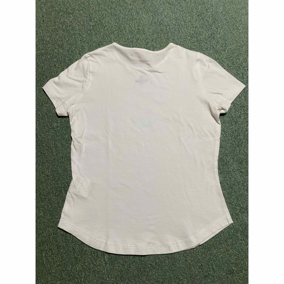 Vivienne Westwood(ヴィヴィアンウエストウッド)のヴィヴィアンウエストウッド　刺繍オーブTシャツ　ホワイト レディースのトップス(Tシャツ(半袖/袖なし))の商品写真