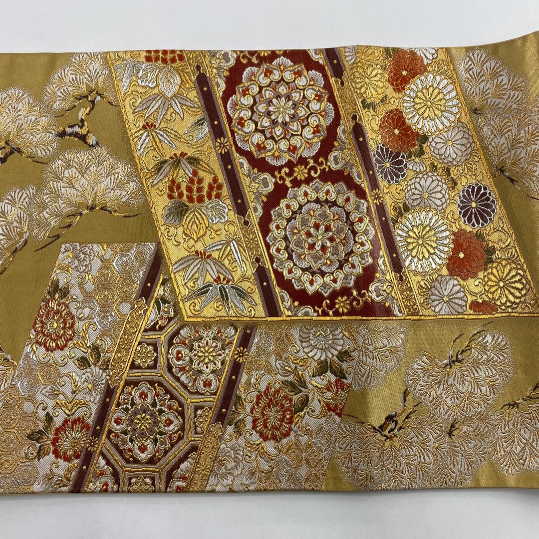 大型セール 袋帯 名品 六通 正絹 【中古】 帯 www.quanta.org.br