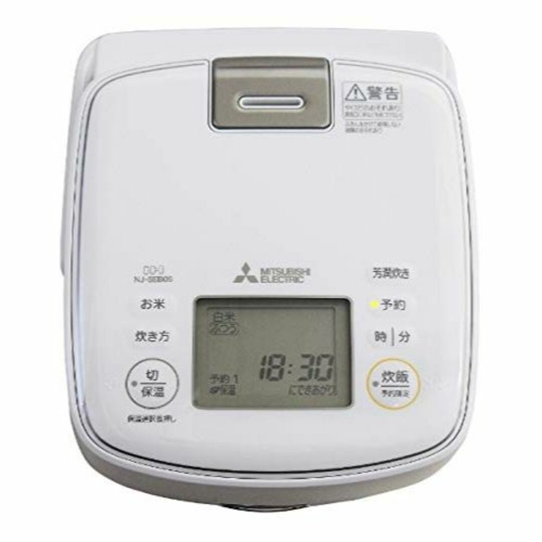 新発売 テクノ 三菱 IH炊飯器 月白 NJ-SEB06-W 3.5合炊き 炊飯器 - www