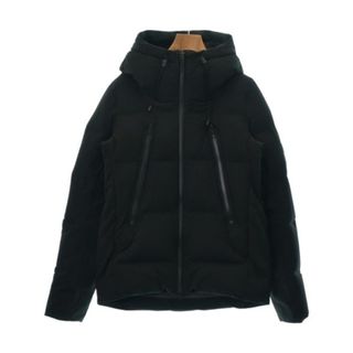 デサント(DESCENTE)のDESCENTE デサント ダウンジャケット/ダウンベスト M 黒 【古着】【中古】(ダウンジャケット)