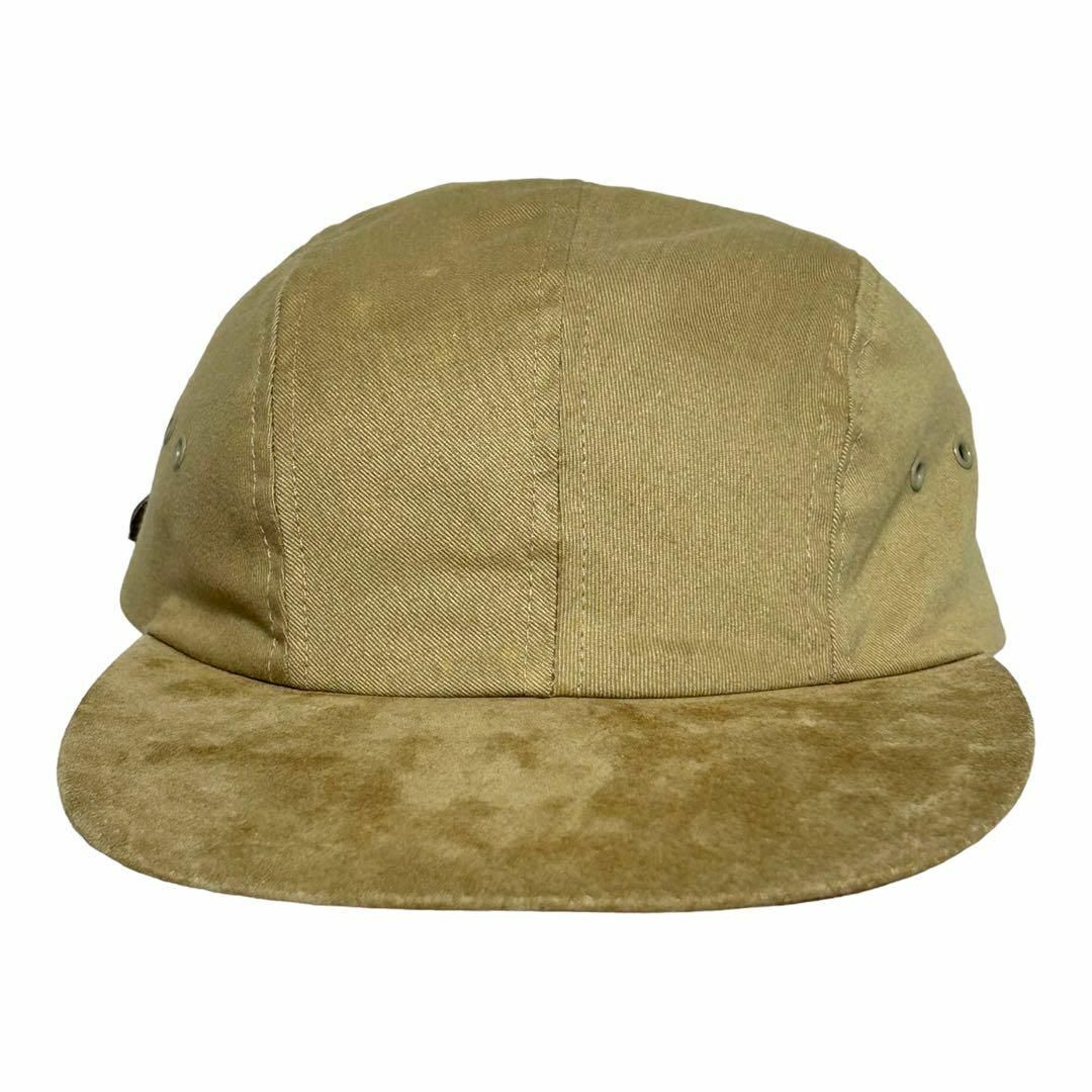【80s】米国製 ORVIS スウェード本革×ツイル生地 ツートン ロングビル | フリマアプリ ラクマ