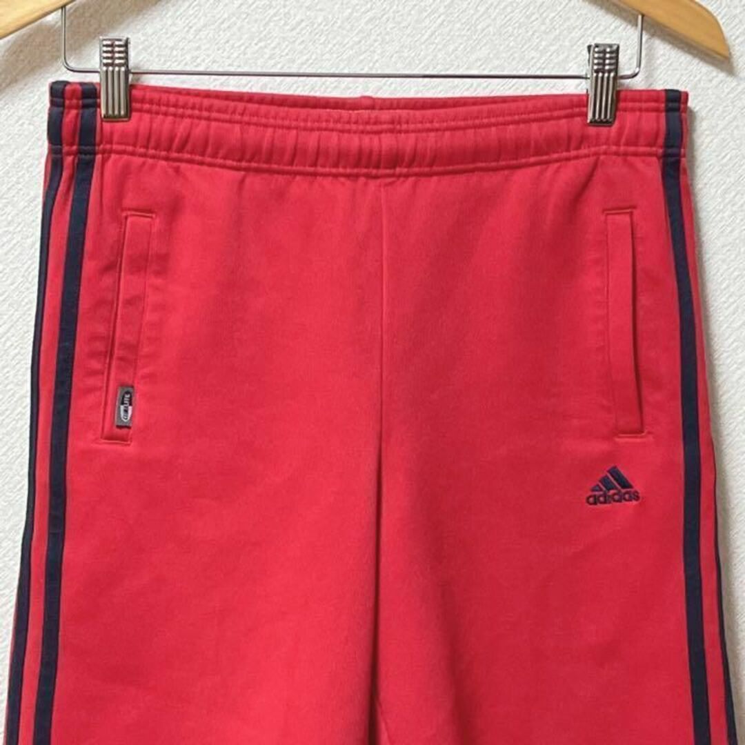 adidas(アディダス)の【人気】 アディダス パンツ 半ズボン ウエストゴム サイズ140 レッド レディースのパンツ(ハーフパンツ)の商品写真