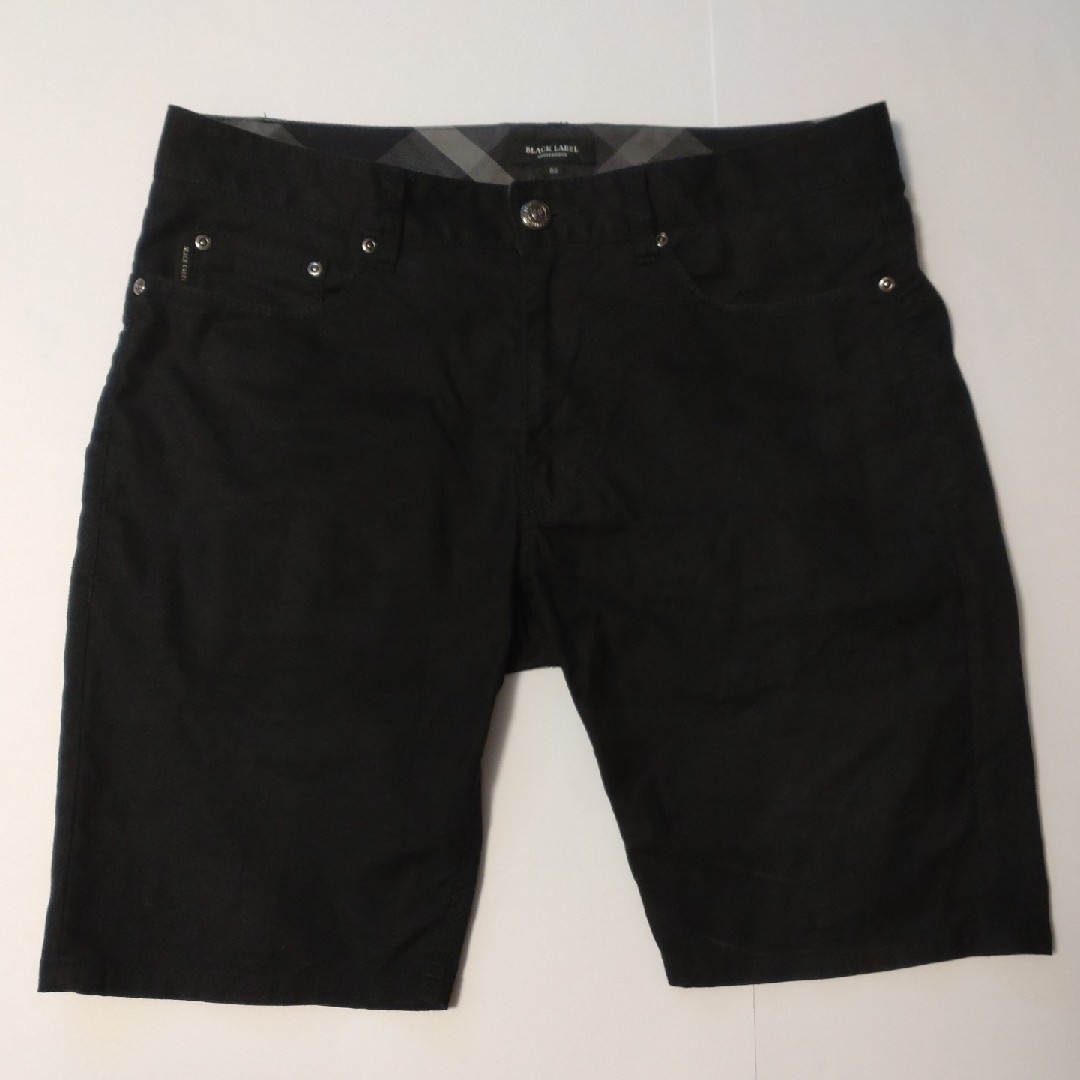 BLACK LABEL CRESTBRIDGE(ブラックレーベルクレストブリッジ)のused シャドークレストブリッジチェックショートパンツ82cmブラック メンズのパンツ(ショートパンツ)の商品写真