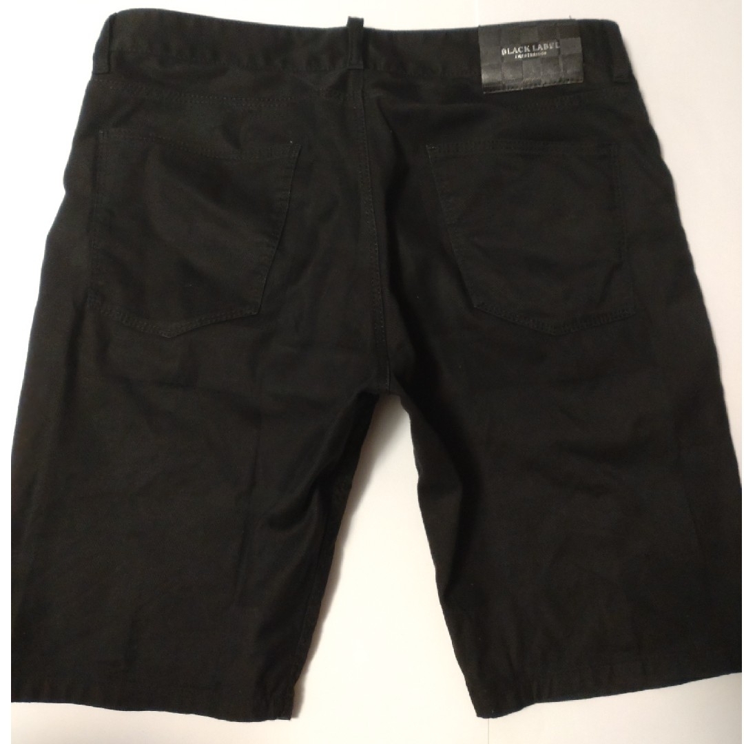 BLACK LABEL CRESTBRIDGE(ブラックレーベルクレストブリッジ)のused シャドークレストブリッジチェックショートパンツ82cmブラック メンズのパンツ(ショートパンツ)の商品写真