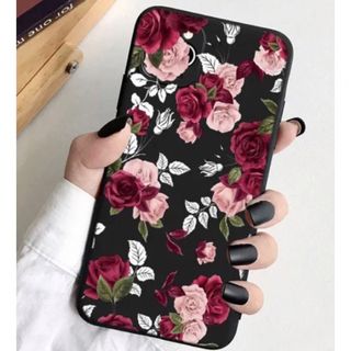 iPhone7/8 スマホ ソフトケース 花柄B(iPhoneケース)