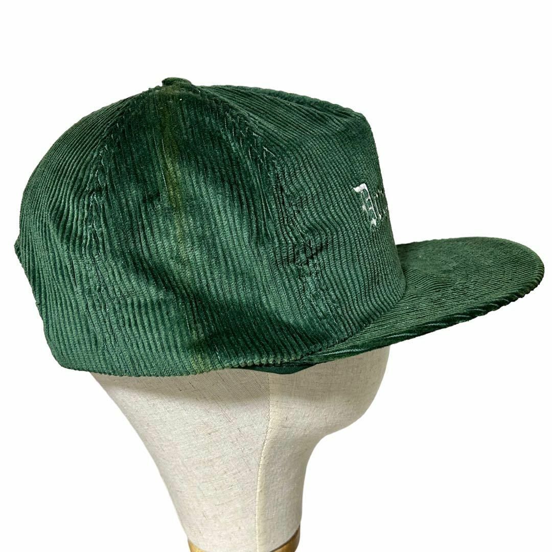 【訳あり品】【90s】米国製 DELONG 太畝コーデュロイキャップ