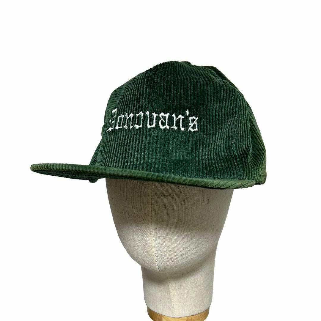 【訳あり品】【90s】米国製 DELONG 太畝コーデュロイキャップ