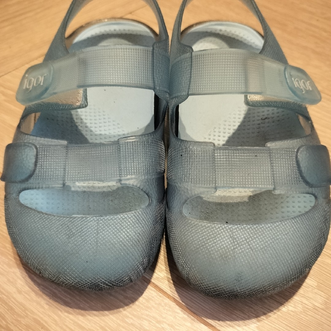igor(イゴール)のイゴール　Igor 25 16.0 - 16.5 ブルー　水色 キッズ/ベビー/マタニティのキッズ靴/シューズ(15cm~)(サンダル)の商品写真