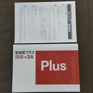 中3　国語　栄光ゼミナール　新演習プラス　問題集(語学/参考書)