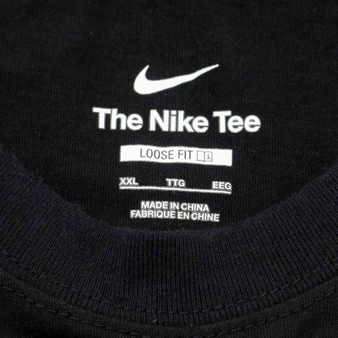 NIKE(ナイキ)の【中古】ナイキ NIKE コットン ルーズフィット 半袖Ｔシャツ ブラック【サイズ2XL】【メンズ】 メンズのトップス(Tシャツ/カットソー(半袖/袖なし))の商品写真