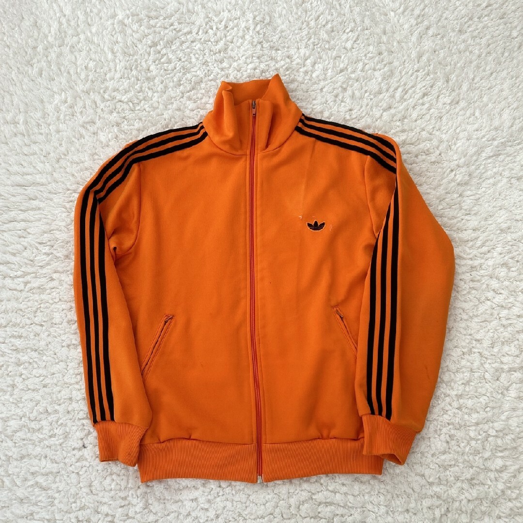 良品 adidasトラックジャケット ジャージ デサント製 80s 小松菜奈