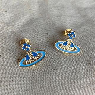 Vivienne  Westwood ブルーサテライトピアス