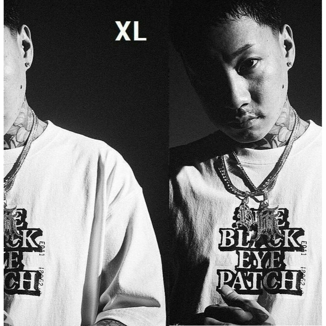 XL 舐達麻　バダサイ着用　ブラックアイパッチ OG LABEL TEE　白