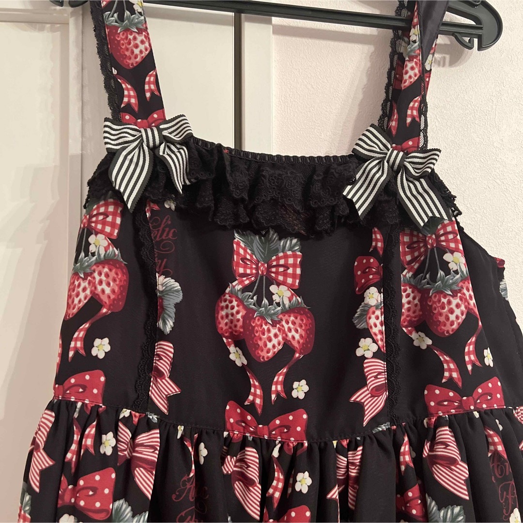 angelic pretty Strawberry Dollセット黒 angelic pretty Strawberry Dollセット黒