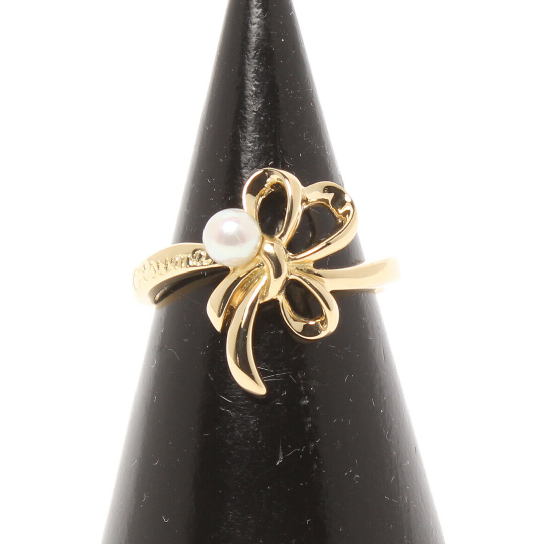 MIKIMOTO - 美品 ミキモト リング 指輪 K18 パール リボンモチーフ
