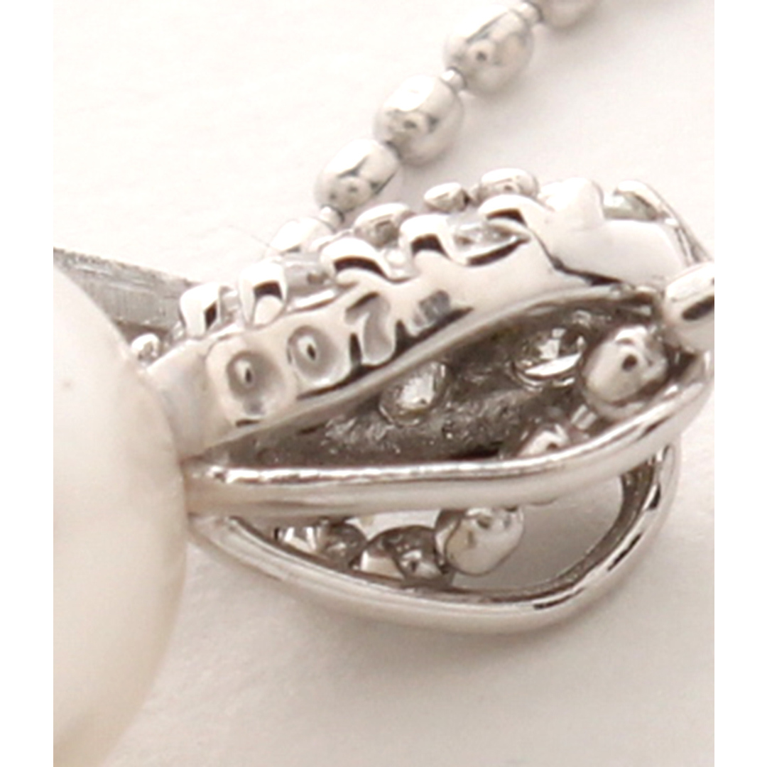 美品 ネックレス K18WG パール7mm 0.07ct レディース | csfoundations.com
