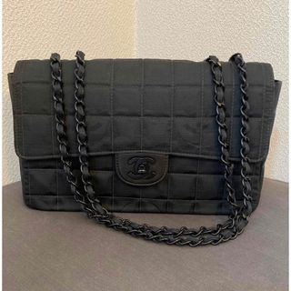 シャネル(CHANEL)のCHANEL シャネル ニュートラベルライン　チェーンショルダーバッグ ブラック(ショルダーバッグ)