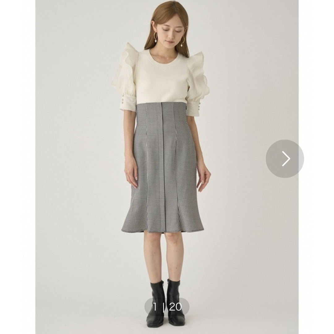SNIDEL(スナイデル)のスナイデル　マーメイドミディスカート レディースのスカート(ひざ丈スカート)の商品写真