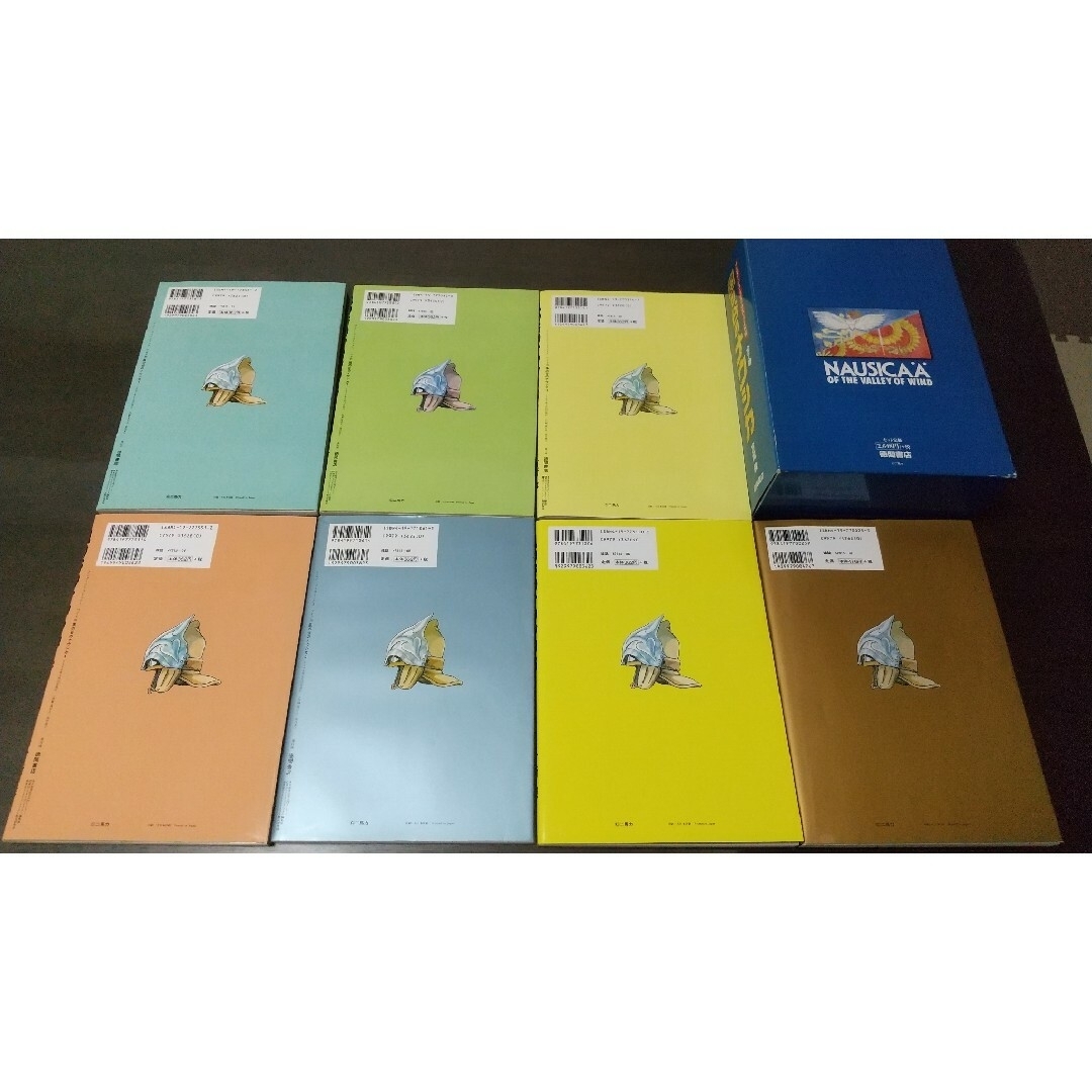 風の谷のナウシカ 全7巻完結全巻セット 化粧箱入り ポスター付【ほぼ未使用】 風の谷のナウシカ 全7巻完結全巻セット 化粧箱入り ポスター付【ほぼ未使用】
