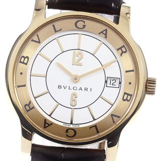 美品BVLGARI ブルガリ ソロテンポ  ブラック メンズ