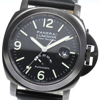 パネライ(PANERAI)のパネライ PANERAI PAM00028 ルミノール パワーリザーブ 世界1000本限定 自動巻き メンズ 保証書付き_759797【ev15】(腕時計(アナログ))