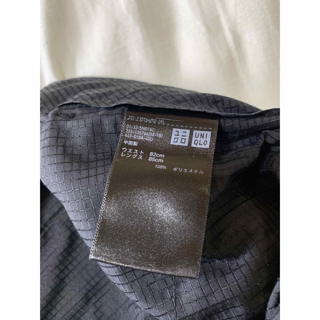 UNIQLO(ユニクロ)のユニクロ　感動パンツ　コットンライク　ブラック M   ウエスト82 メンズのパンツ(スラックス)の商品写真