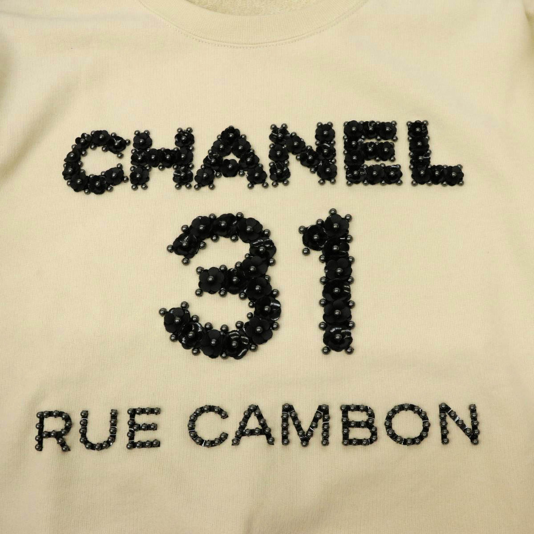 シャネル RUE CAMBON カメリア スウェット トレーナー P64788K60781 レディース ベージュ系 CHANEL 【アパレル・小物】