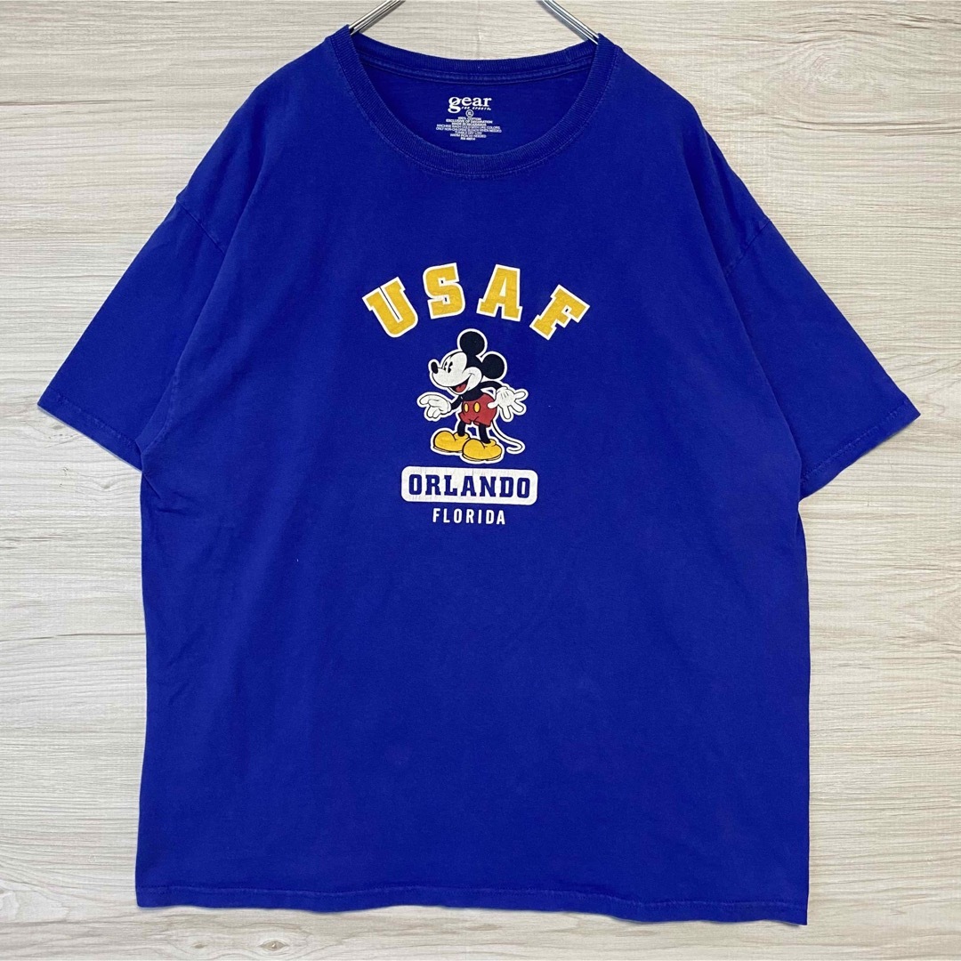 ミッキーマウス(ミッキーマウス)の【入手困難】ミッキー　Tシャツ　XLサイズ　ゆったり　一点物　海外輸入　 メンズのトップス(Tシャツ/カットソー(半袖/袖なし))の商品写真