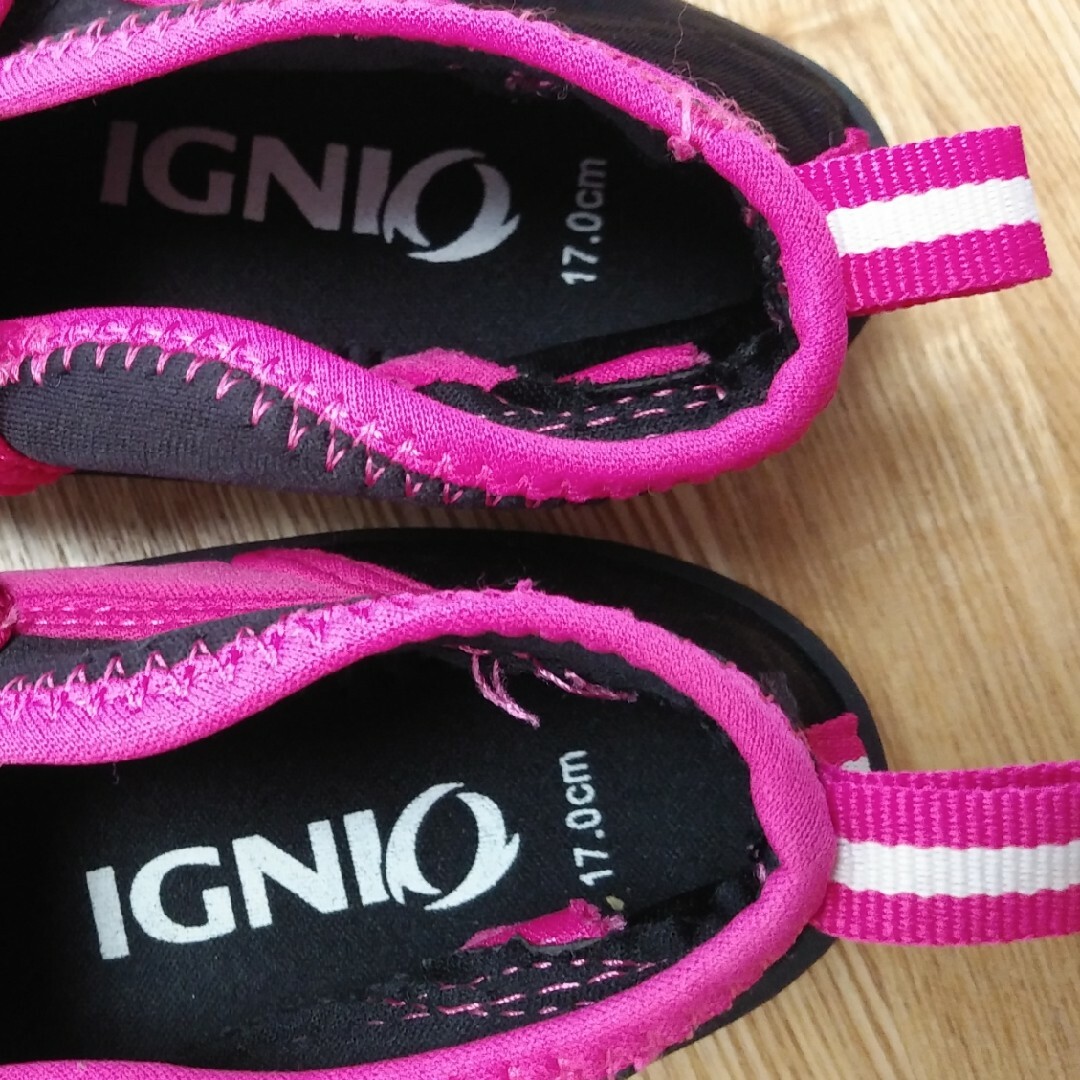 Ignio(イグニオ)のマリンシューズ キッズ/ベビー/マタニティのキッズ靴/シューズ(15cm~)(サンダル)の商品写真