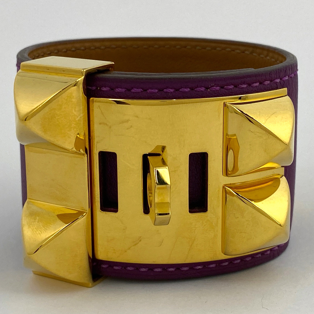 Hermes - エルメス コリエ ド シアン ブレスレット レザー 【中古】の