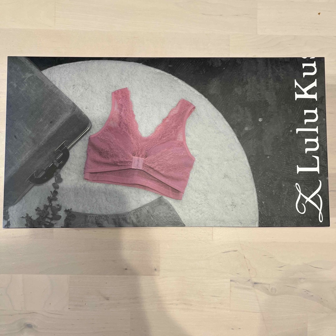 ルルクシェル　くつろぎ育乳ブラ　Mサイズローズピンク レディースの下着/アンダーウェア(ブラ)の商品写真