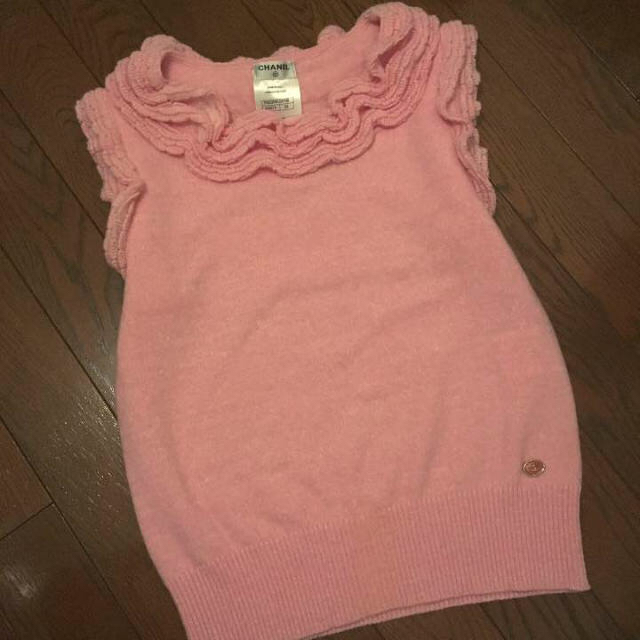 売れ筋新商品 CHANEL - お値下げ 超美品 シャネル ふりふり ニット♡ ニット/セーター 売れ筋新商品 CHANEL - お値下げ 超美品 シャネル ふりふり ニット♡ ニット/セーター
