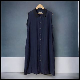 マーガレットハウエル シルク マキシワンピース/ロングワンピース