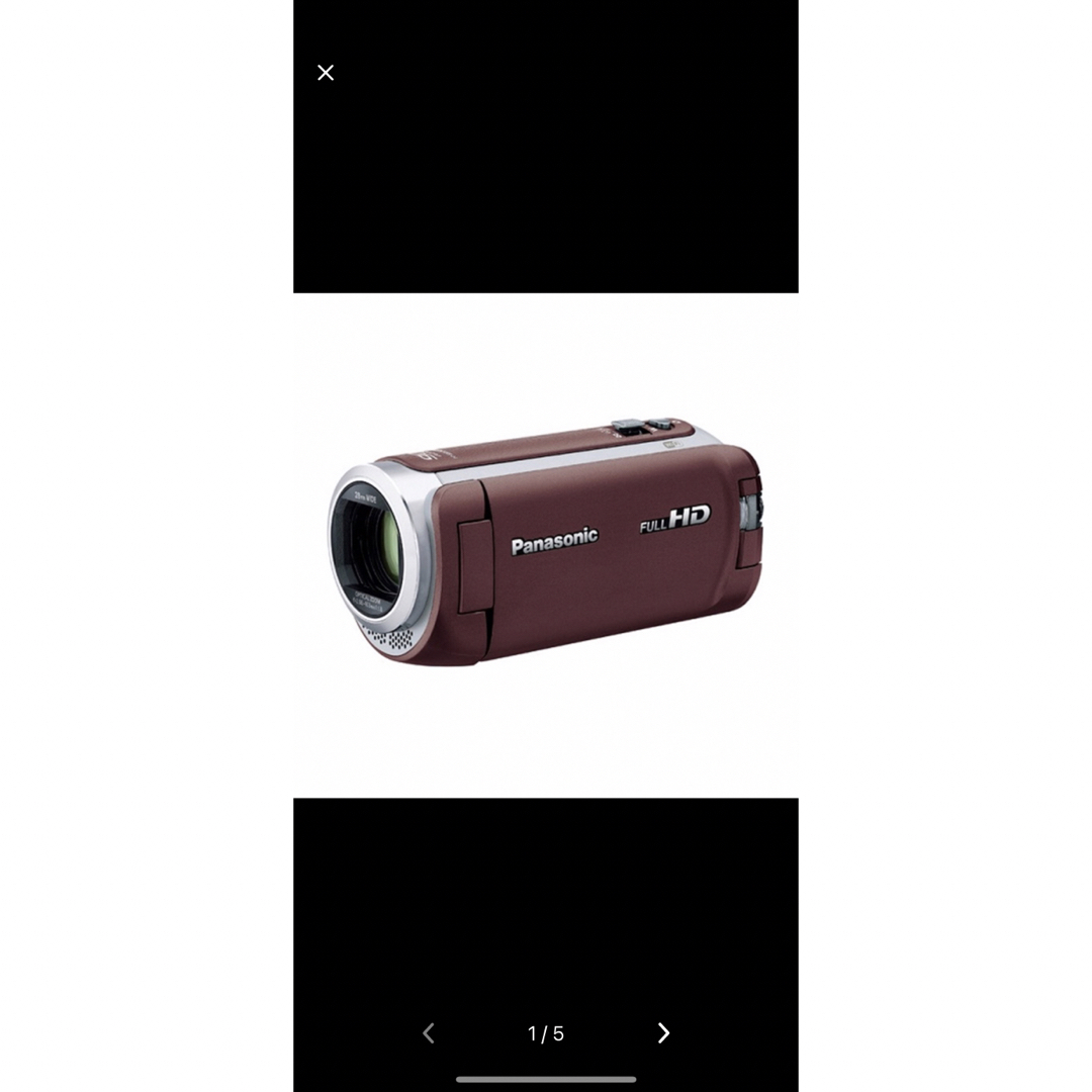 Panasonic デジタルビデオカメラ　 HC-W590MS-T ブラウン