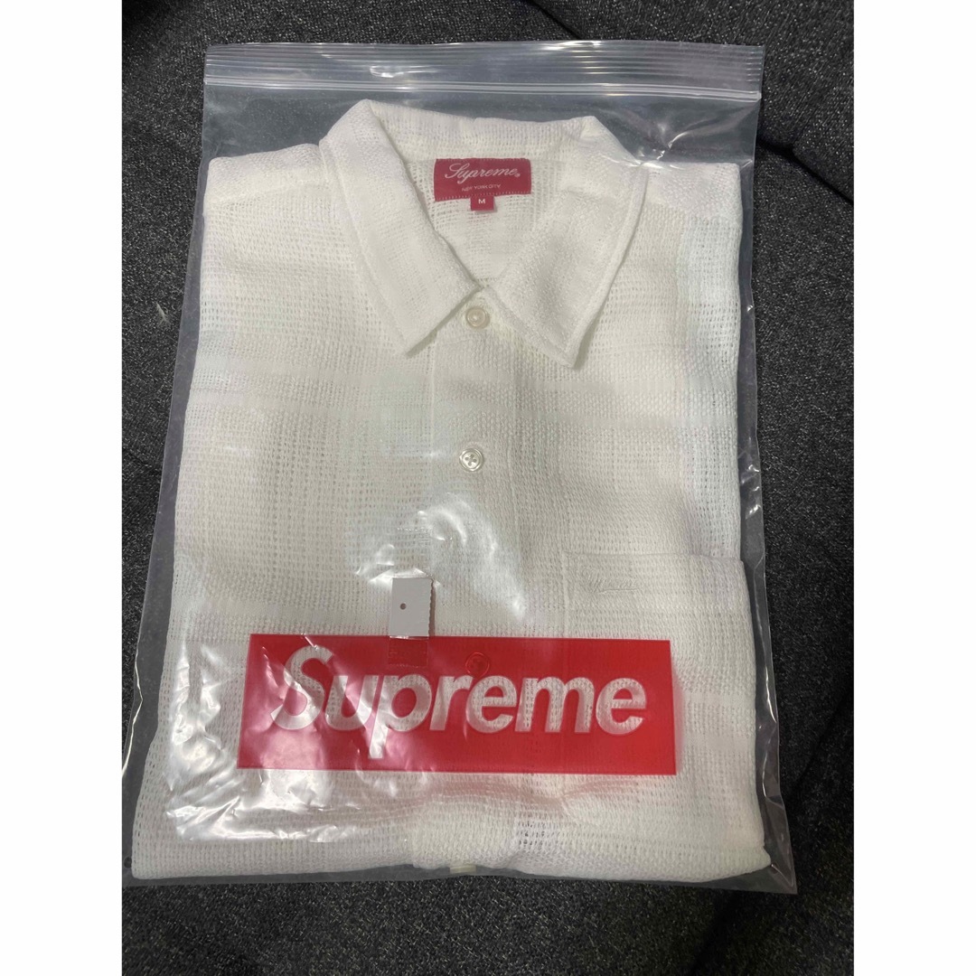 Supreme - supreme Mesh Stripe S/S Shirt Mサイズの通販 by ログ's